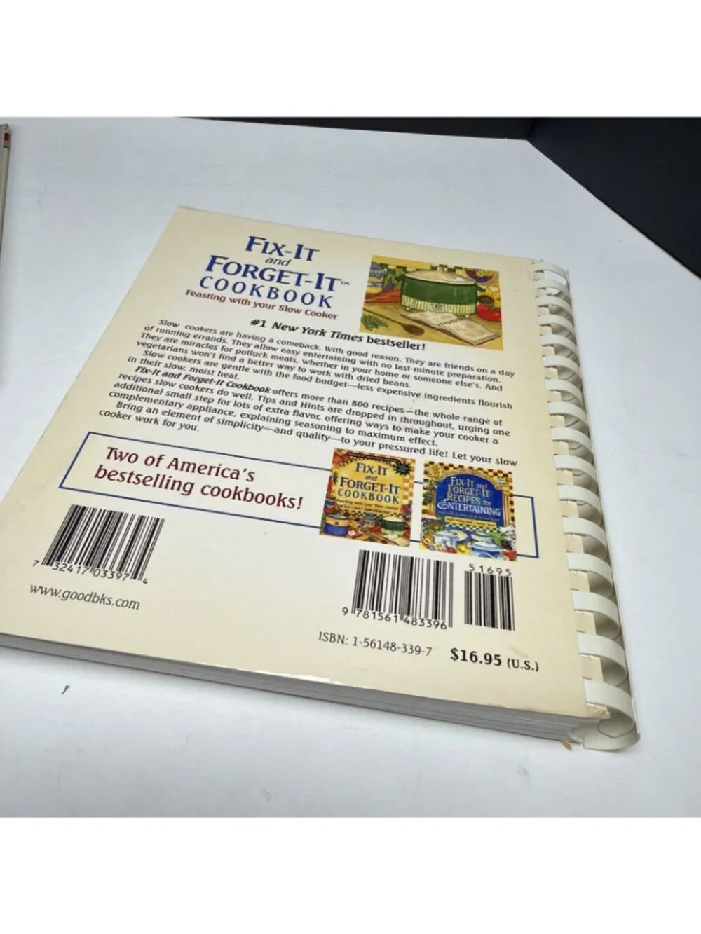 Crock Pot Cookbooks Lot/2 Busy Woman’s Slow Cooker Recipes & Fix-It & Forget It